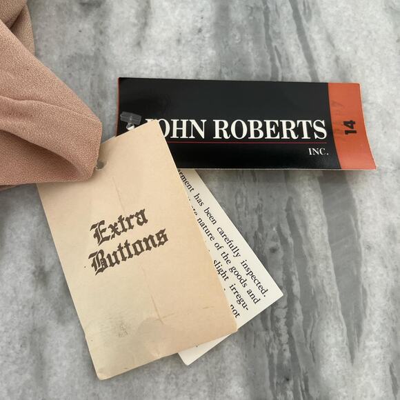 John Roberts Vintage Cropped Jacket Woman Size 14 90's Y2K Office Professional - Picture 5 of 5